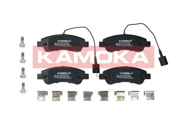 Kit de plaquettes de frein, frein à disque KAMOKA JQ101404