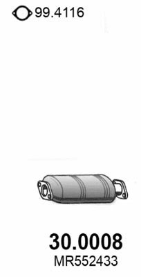 Catalyseur ASSO 30.0008
