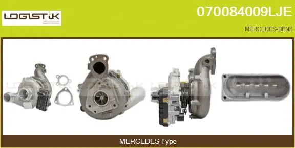 Turbocompresseur, suralimentation LGK 070084009LJE