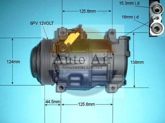 Compresseur, climatisation AUTO AIR GLOUCESTER 14-6244R