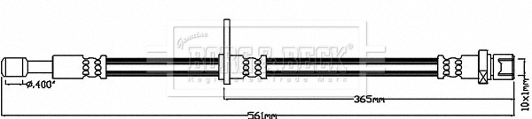 Flexible de frein BORG & BECK BBH8198