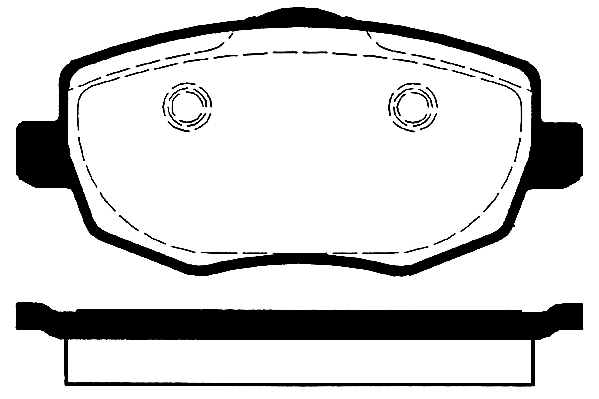 Kit de plaquettes de frein, frein à disque RAICAM RA.0332.0