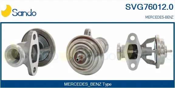 Vanne EGR SANDO SVG76012.0
