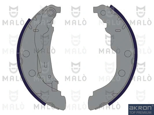 Jeu de mâchoires de frein AKRON-MALÒ 1390233