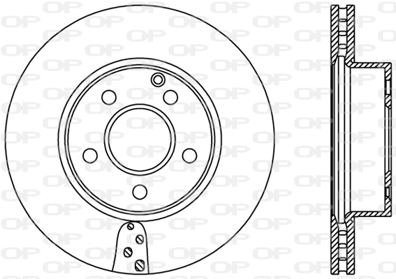 Disque de frein OPEN PARTS BDR2391.20
