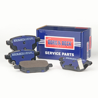 Kit de plaquettes de frein, frein à disque BORG & BECK BBP2070