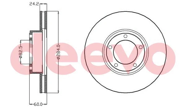 Disque de frein DEEVO BD11420