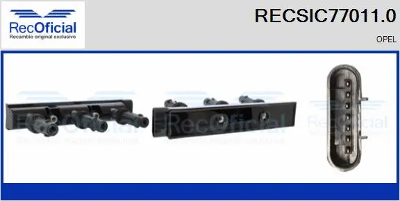 Bobine d'allumage RECOFICIAL RECSIC77011.0