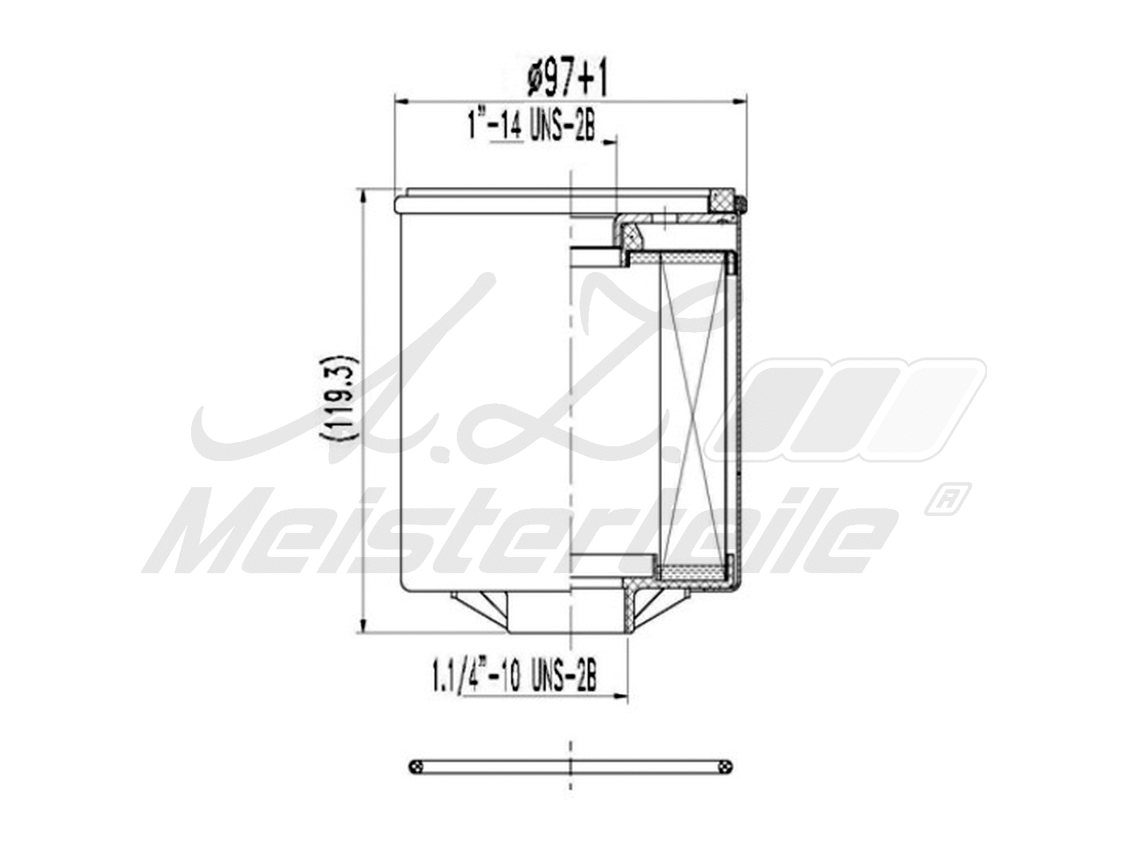 Filtre à carburant A.Z. Meisterteile AZMT-41-020-1406