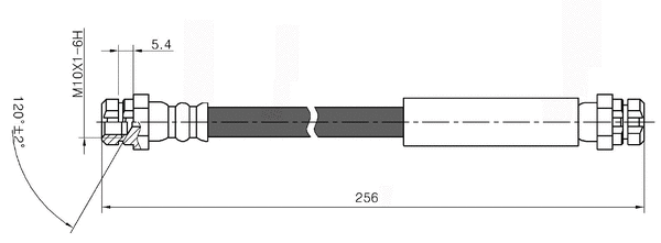 Flexible de frein National NBH6068
