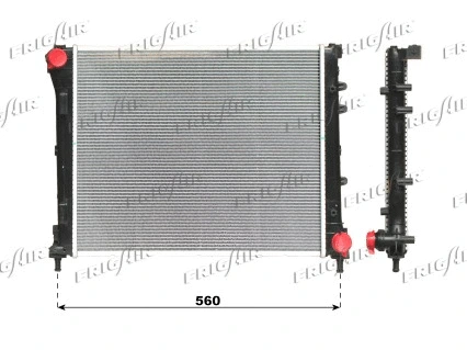 Radiateur, refroidissement du moteur FRIGAIR 0104.3134