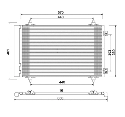 Condenseur, climatisation PowerMax 7110363