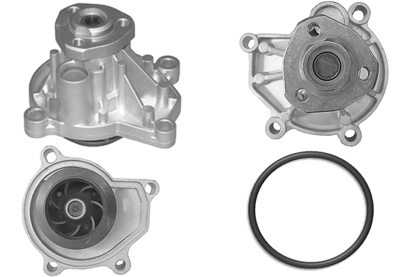 Pompe à eau, refroidissement du moteur TECDRIVE TPAE0172