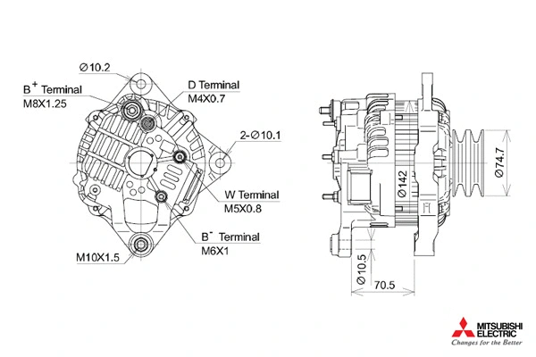 Alternateur KUTNAK AUTOMOTIVE 723418/M
