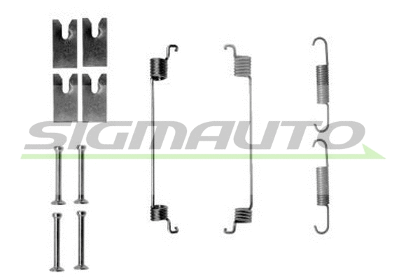 Kit d'accessoires, mâchoire de frein SIGMAUTO SK0866