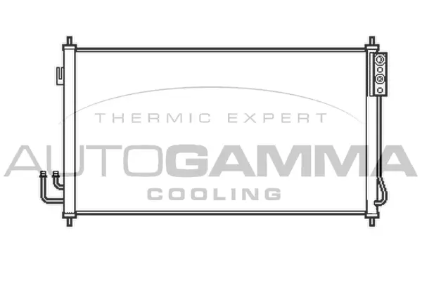 Condenseur, climatisation AUTOGAMMA 105404