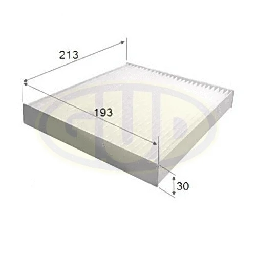 Filtre, air de l'habitacle G.U.D. GCF1919