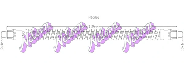 Flexible de frein KAWE H6586