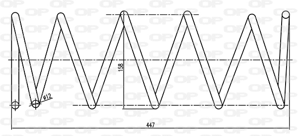 Ressort de suspension OPEN PARTS CSR9195.00