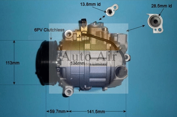 Compresseur, climatisation AUTO AIR GLOUCESTER 14-9652P