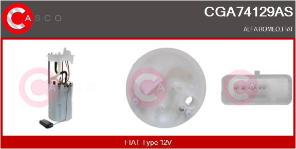 unité d'alimentation de carburant CASCO CGA74129AS