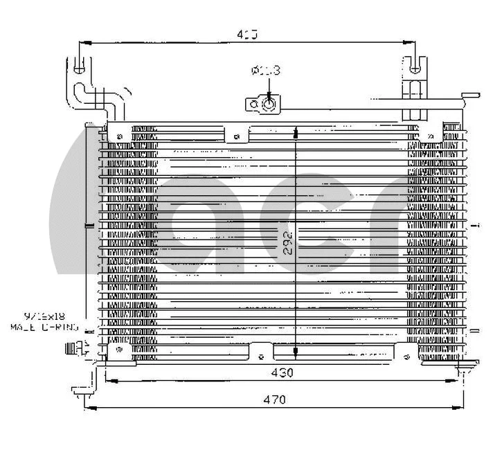 Condenseur, climatisation ACR 300377