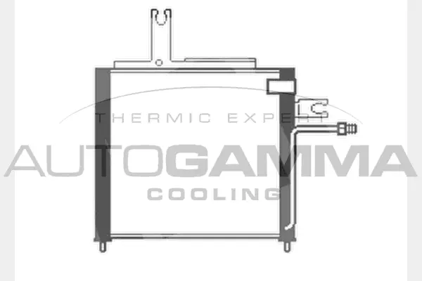 Condenseur, climatisation AUTOGAMMA 104027