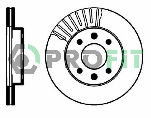 Disque de frein PROFIT 5010-0158