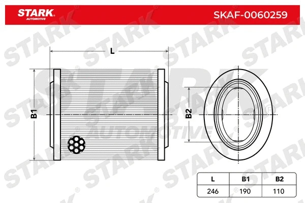 Filtre à air Stark SKAF-0060259