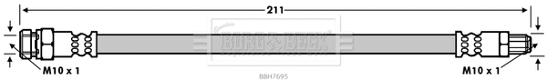 Flexible de frein BORG & BECK BBH7695