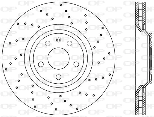 Disque de frein OPEN PARTS BDRS2448.25