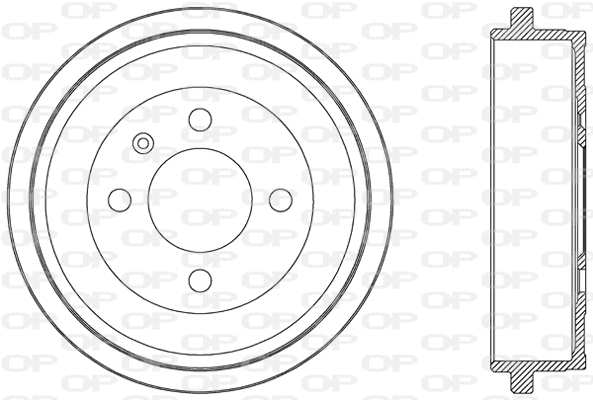Tambour de frein OPEN PARTS BAD9048.10