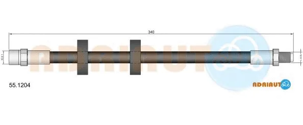 Flexible de frein ADRIAUTO 55.1204