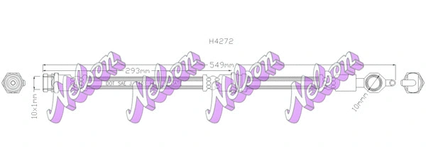 Flexible de frein KAWE H4272