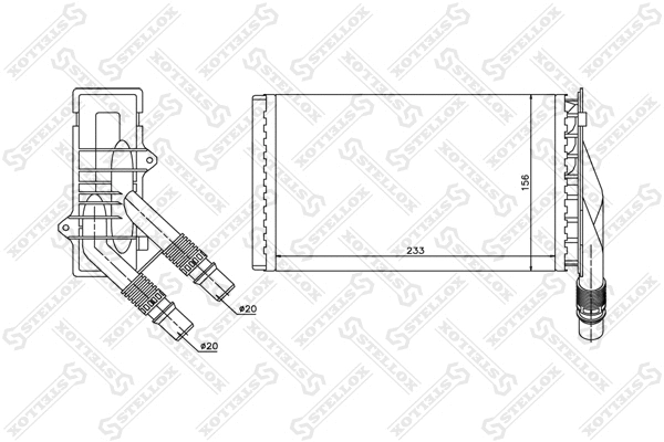 Système de chauffage STELLOX 10-35107-SX