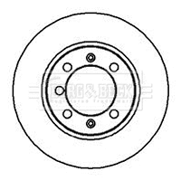 Disque de frein BORG & BECK BBD4851