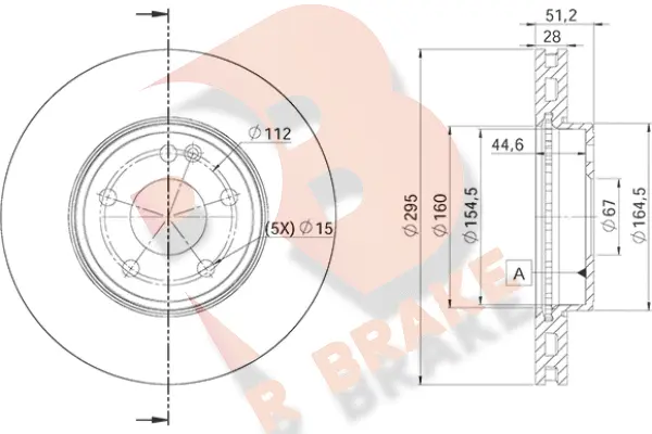 Disque de frein R BRAKE 78RBD20122