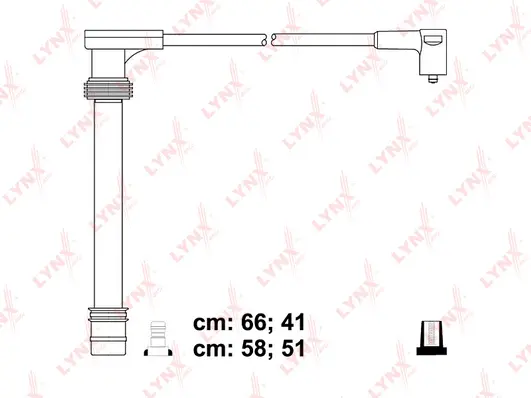 Kit de câbles d'allumage LYNXAUTO SPC4808