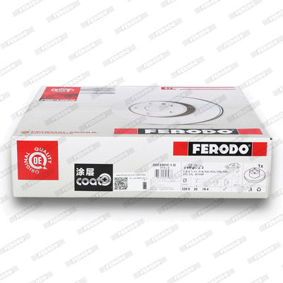 Disque de frein FERODO DDF2301C-1-D