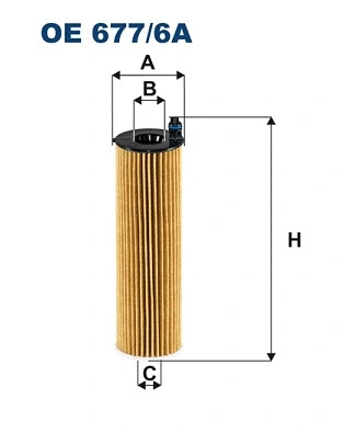Filtre à huile FILTRON OE 677/6A