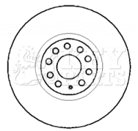 Disque de frein KEY PARTS KBD5755S
