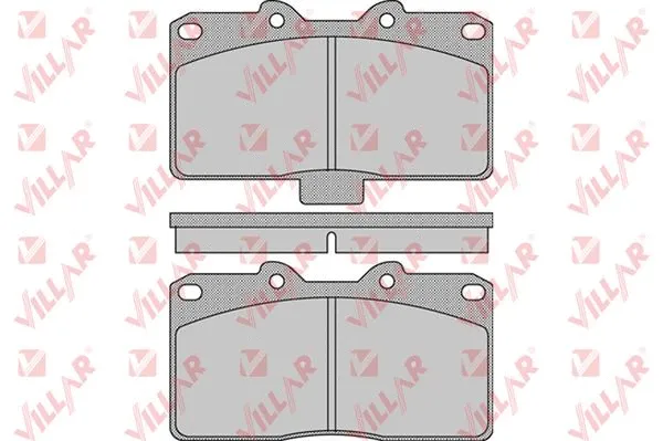 Kit de plaquettes de frein, frein à disque VILLAR 626.1026