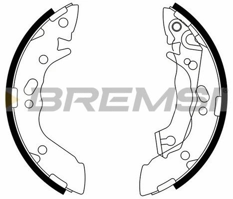 Jeu de mâchoires de frein BREMSI GF0739