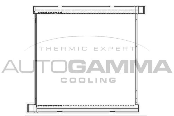 Radiateur, refroidissement du moteur AUTOGAMMA 105450