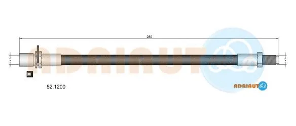 Flexible de frein ADRIAUTO 52.1200