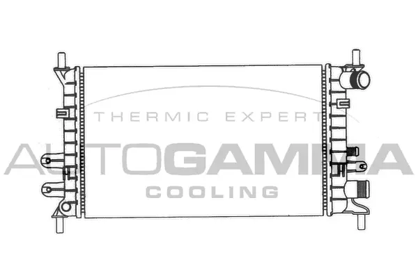 Radiateur, refroidissement du moteur AUTOGAMMA 100345