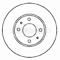 Disque de frein BORG & BECK BBD5005