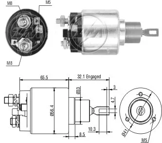 Contacteur, démarreur ZM ZM 674