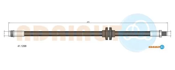 Flexible de frein ADRIAUTO 41.1298