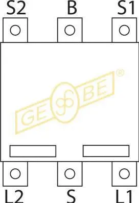 Débitmètre de masse d'air GEBE 9 5029 1